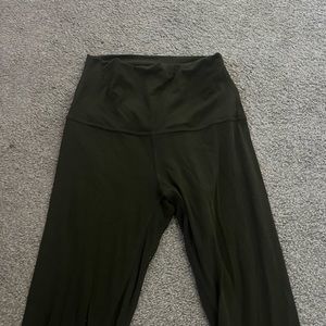 Army green lululemon leggings